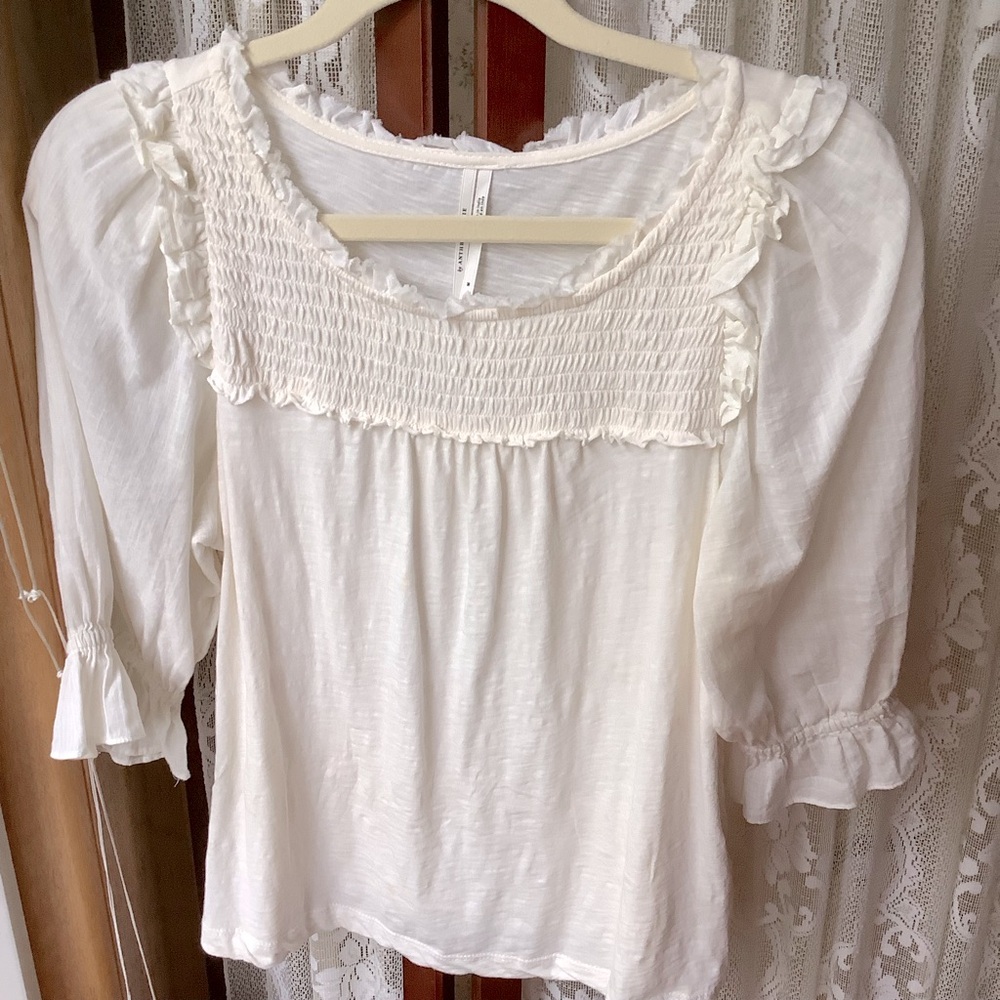 Anthropologie Indian Cotton Top